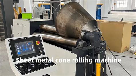 how to roll a cone shape in sheet metal|sheet metal cone rolling calculation.